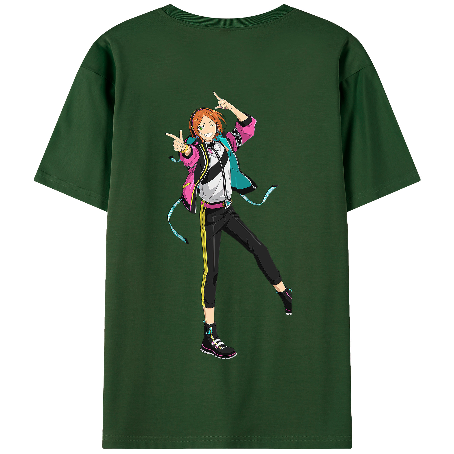 （画像用） あんさんぶるスターズ! Ensemble Stars 綿100％半袖Tシャツ（背面プリント）